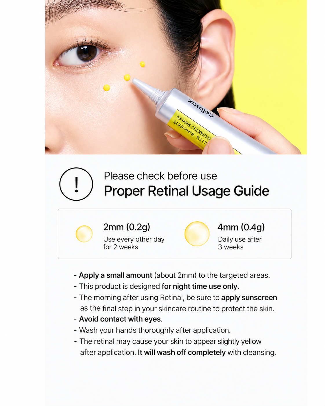 Retinol Shot Moisturizing Eye Hydrating Serum