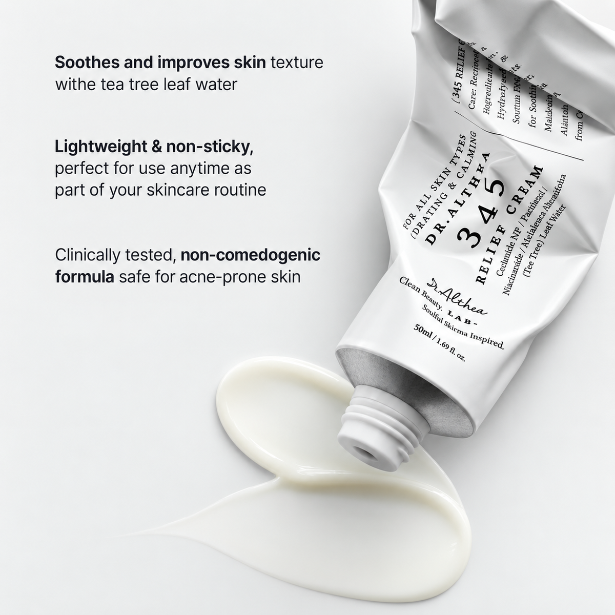 Relief Cream daily face Moisturizer blemish Relief Care & Moisture with Niacinamide Panthenol