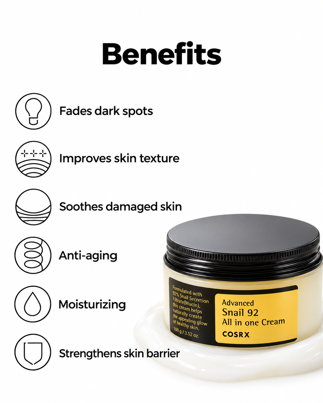 Advanced Snail 92 All In One Cream 100ml