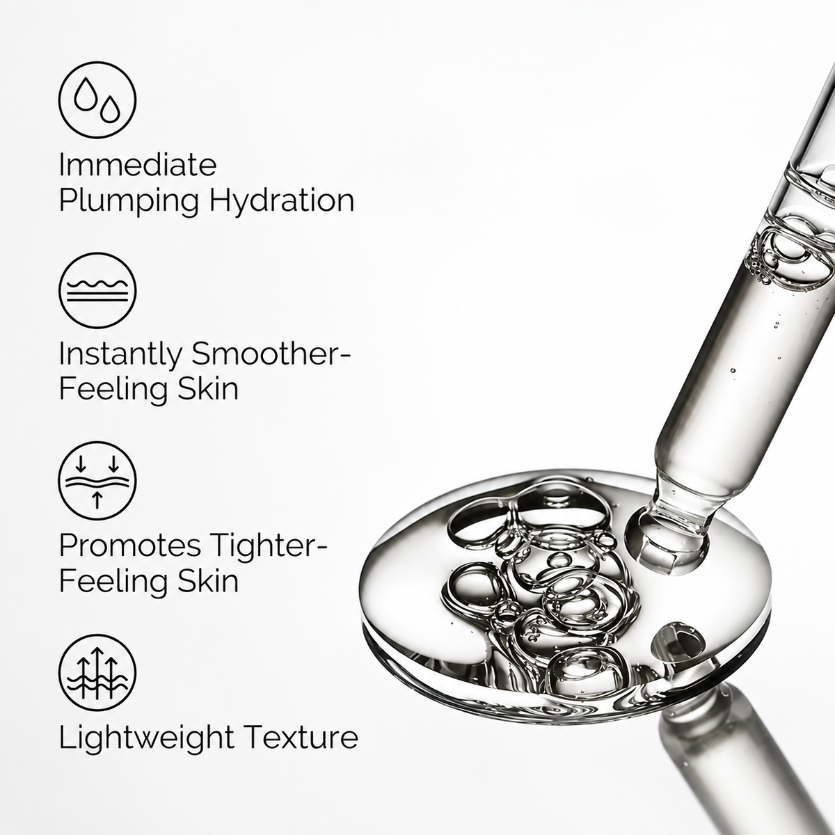 Hyaluronic Acid 2% + B5 Multi-Depth Hydration Serum for Plumper Smoother Skin 1 Fl Oz