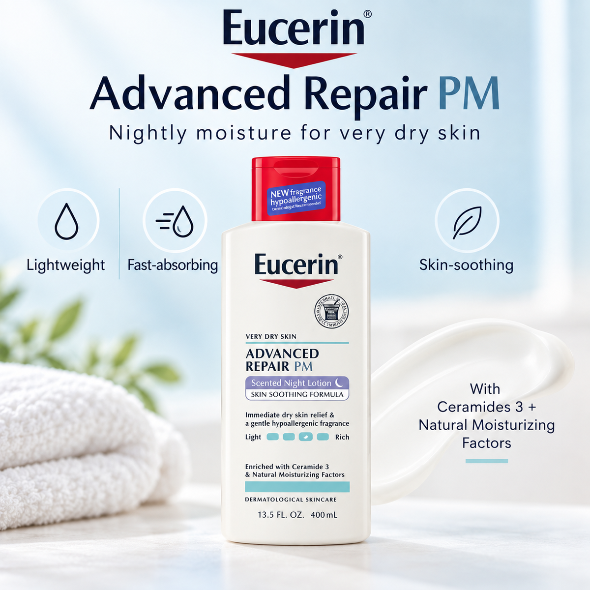 Advanced Repair Night Lotion 48 Hour Moisturizing Body Lotion