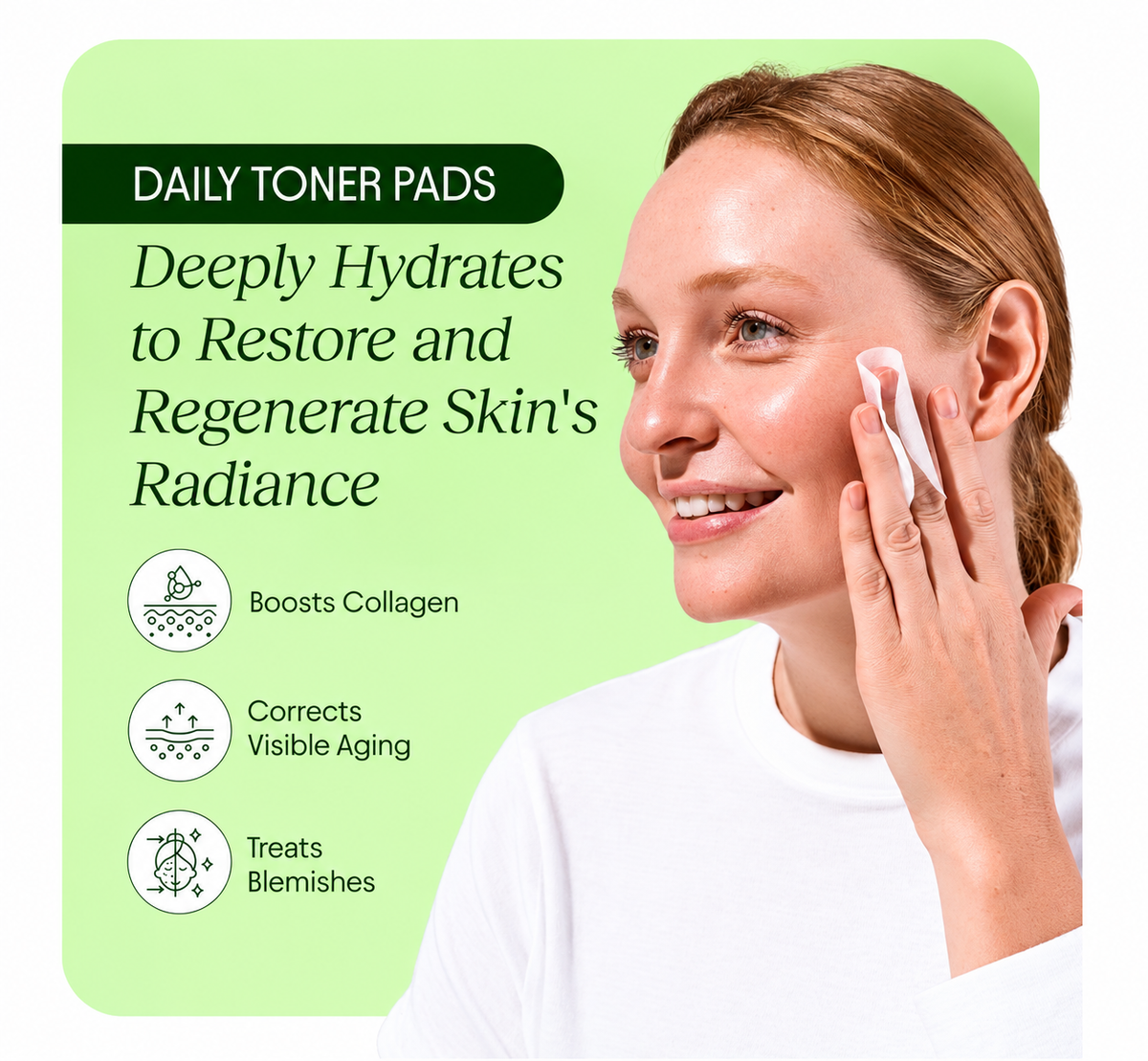 Centella Asiatica Wrinkle Reducing Toner Pads