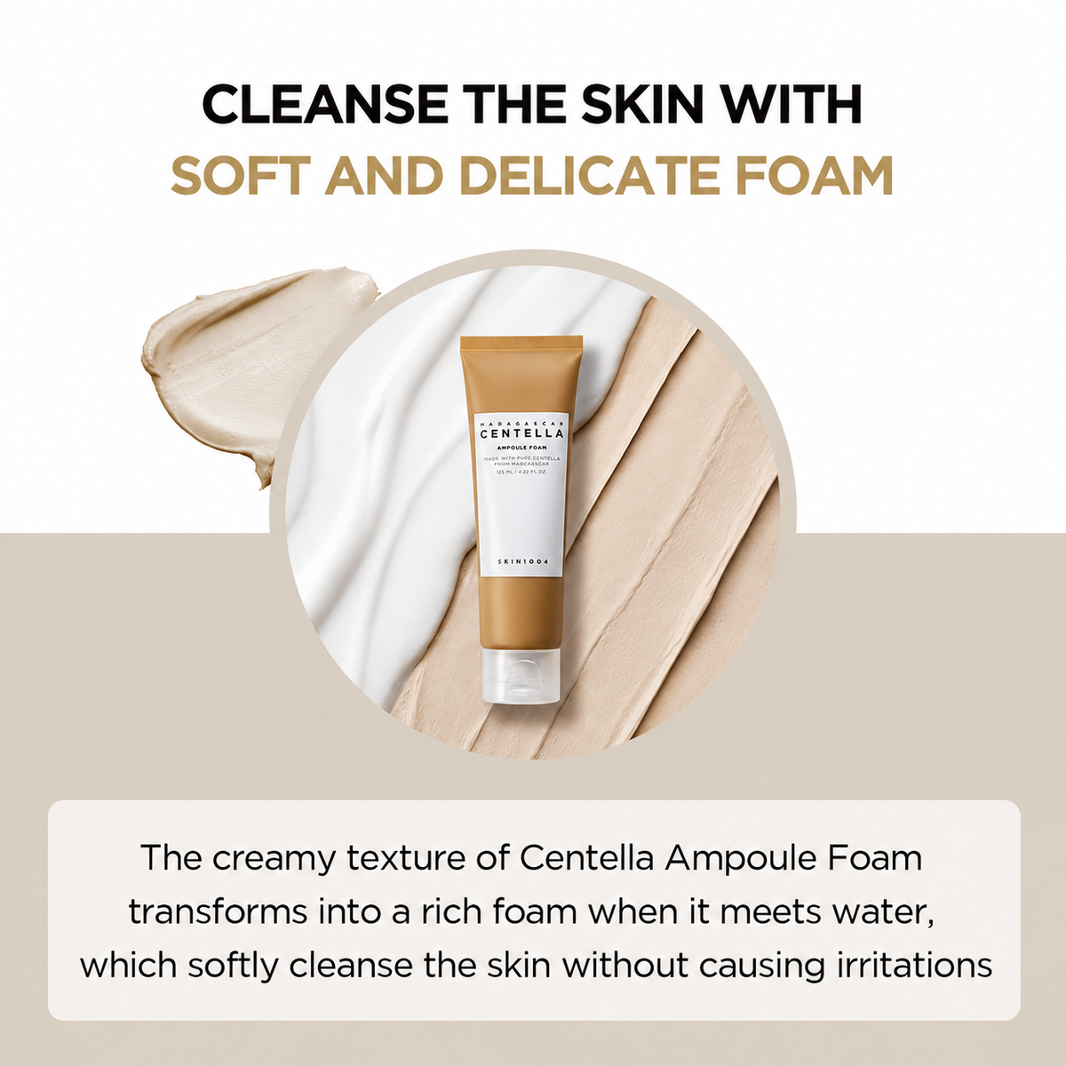 Centella Cleanser Foam Series 125ml Tone Brightening Face Wash
