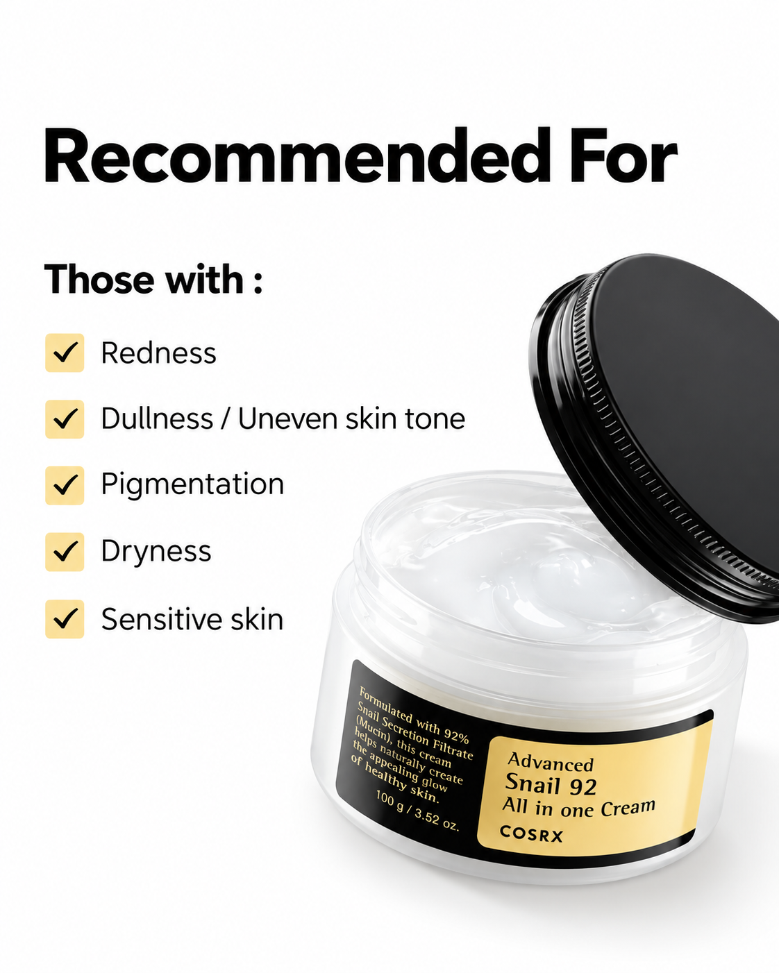 Advanced Snail 92 All In One Cream 100ml