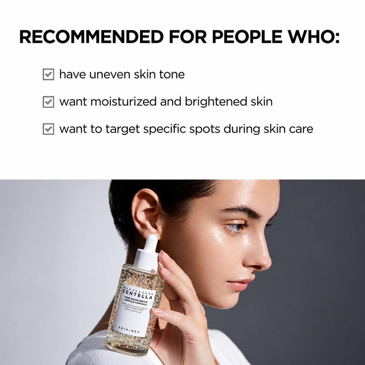 Centella Asiatica  Skin Relief Hydrating Face Serum Moisture Pores