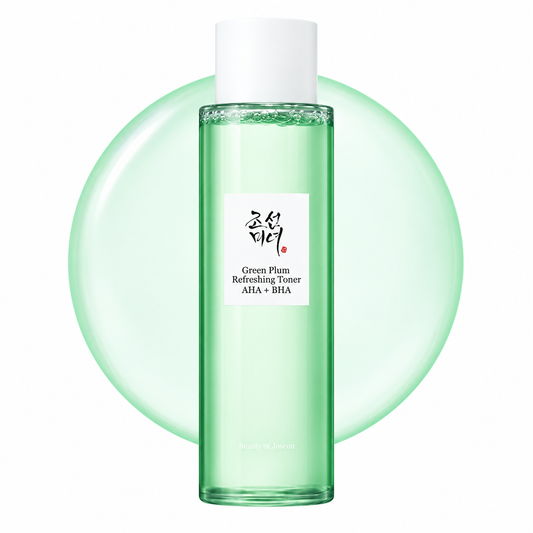Green Plum Refreshing Toner for Gentle Exfoliating with AHA + BHA