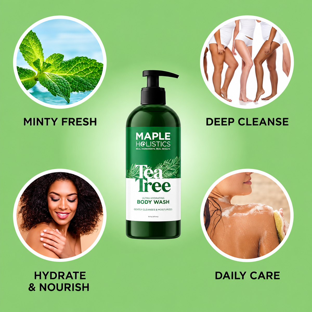 Holistics Tea Tree Oil Body Wash