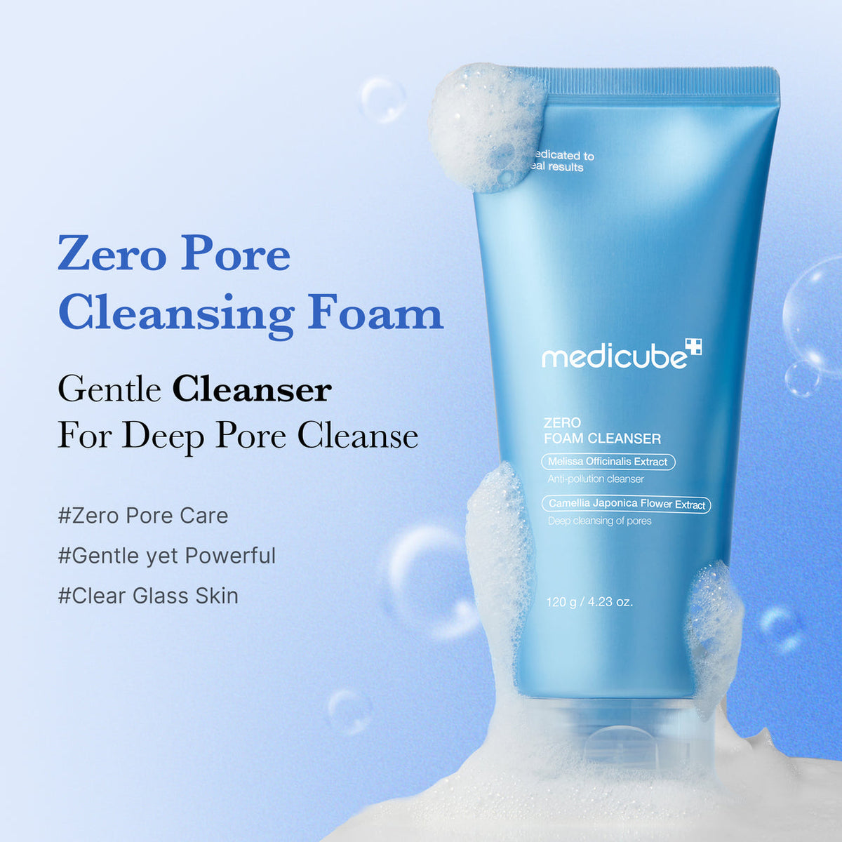 Zero Foam Cleanser Gentle Pore Cleansing Face Wash